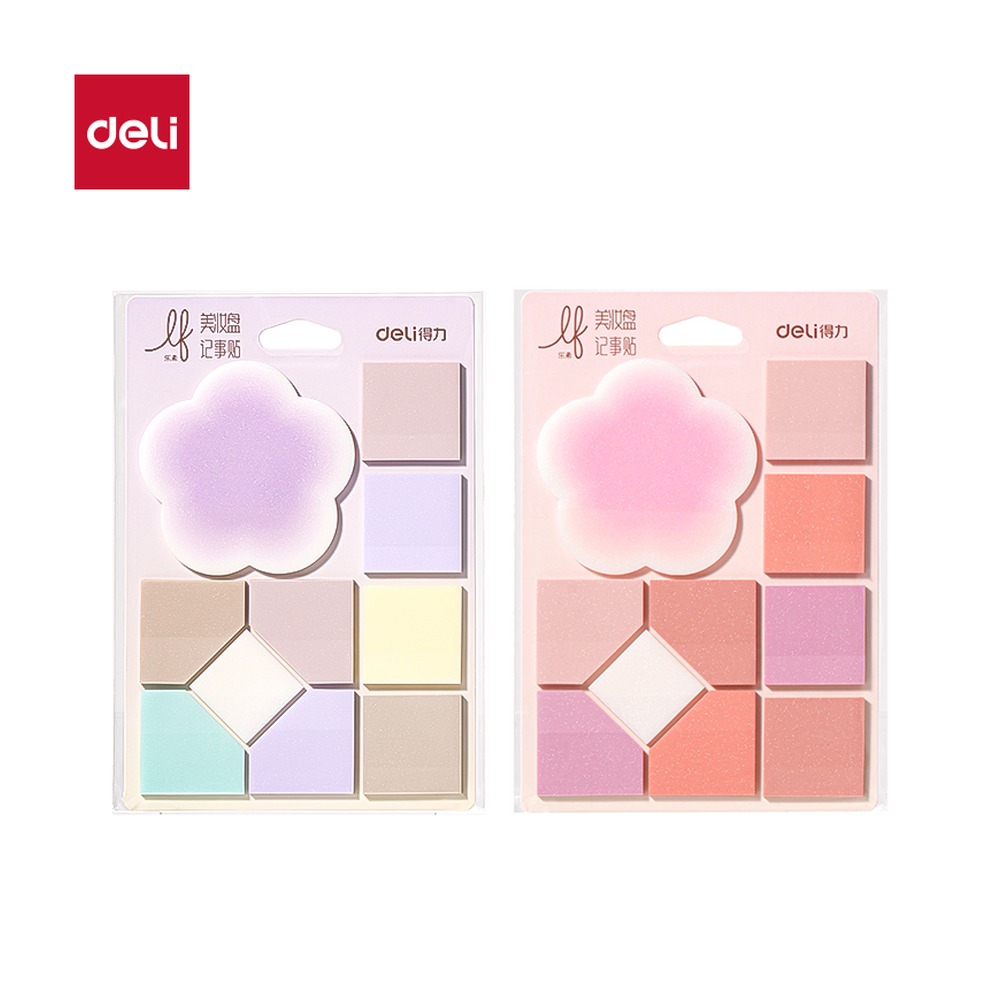 DELI/得力 美妆盘记事贴张 NN3915 颜色:混；尺寸:10*30；包装:本；其他:10*30张 单位:袋