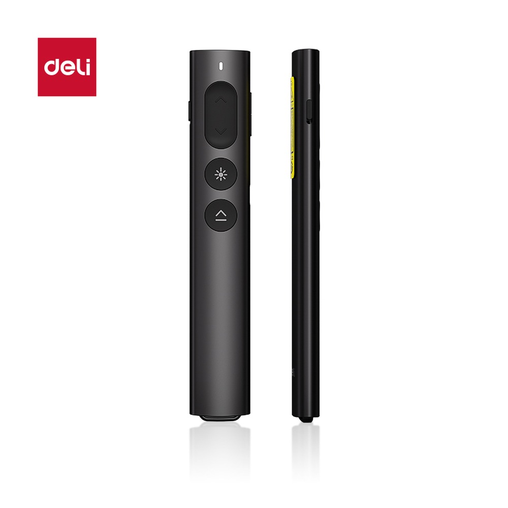 DELI/得力 激光翻页笔 MA223 颜色:灰；尺寸:153mm*25mm*11mm 单位:支