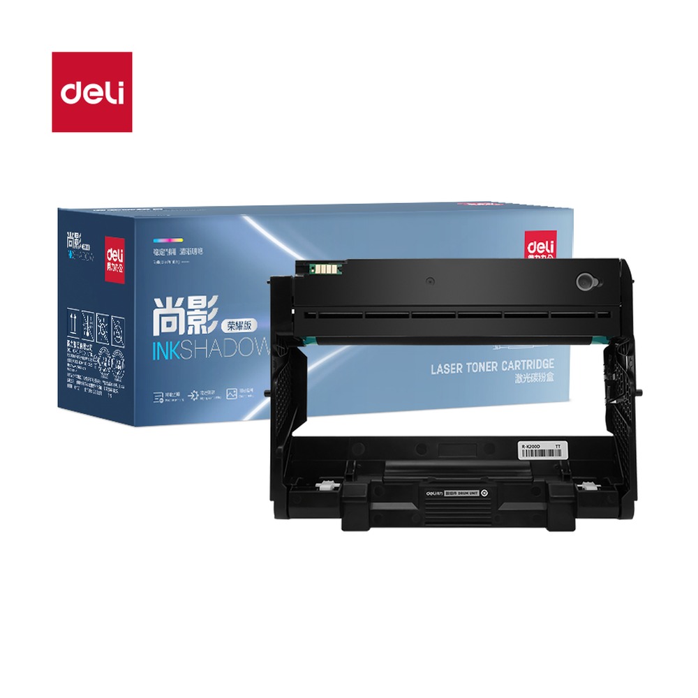 DELI/得力 通用硒鼓 R-K200D 颜色:黑色；适用型号:K200-D 单位:支