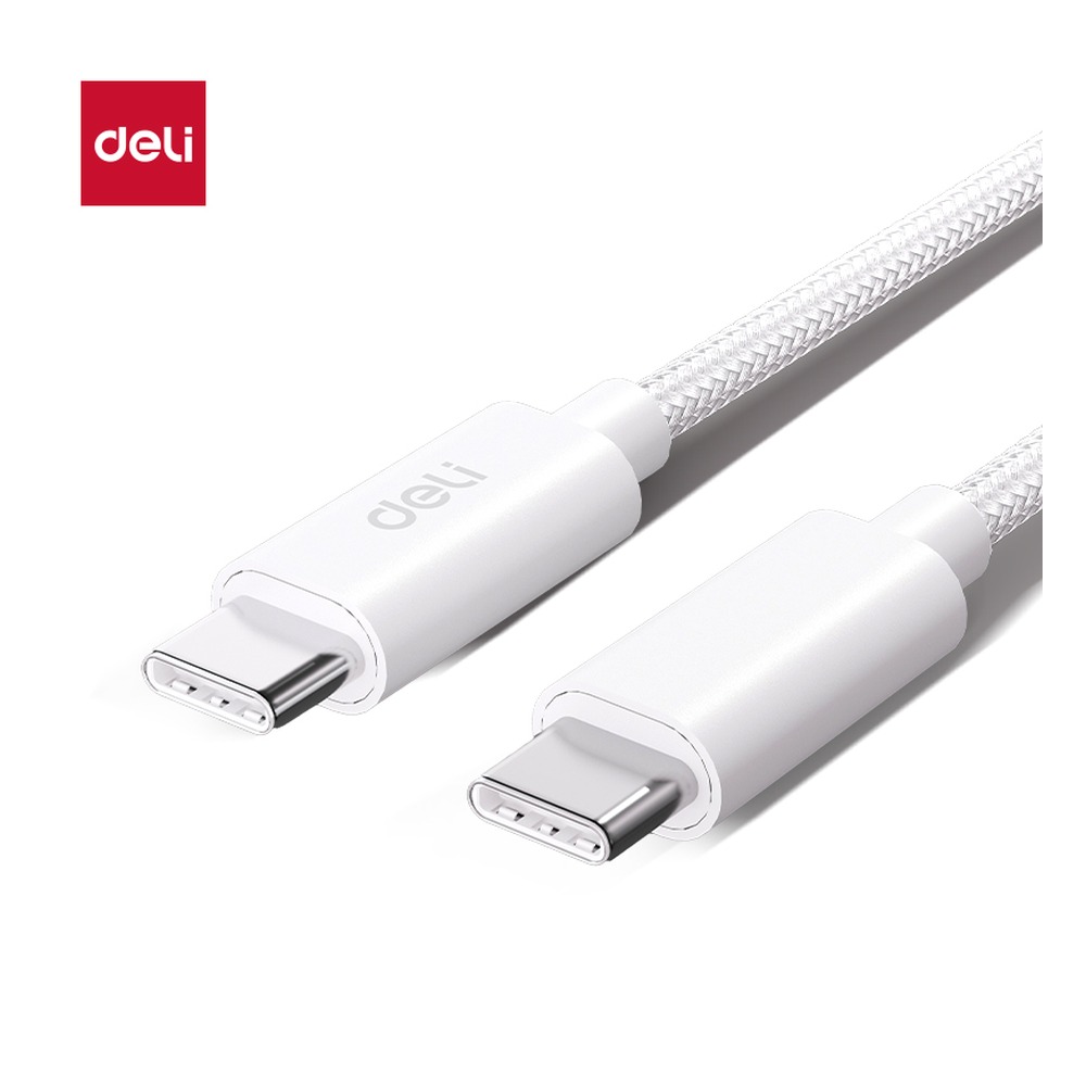 DELI/得力 数据线CC60W ME440-CC(1.2) 颜色:白色 单位:条
