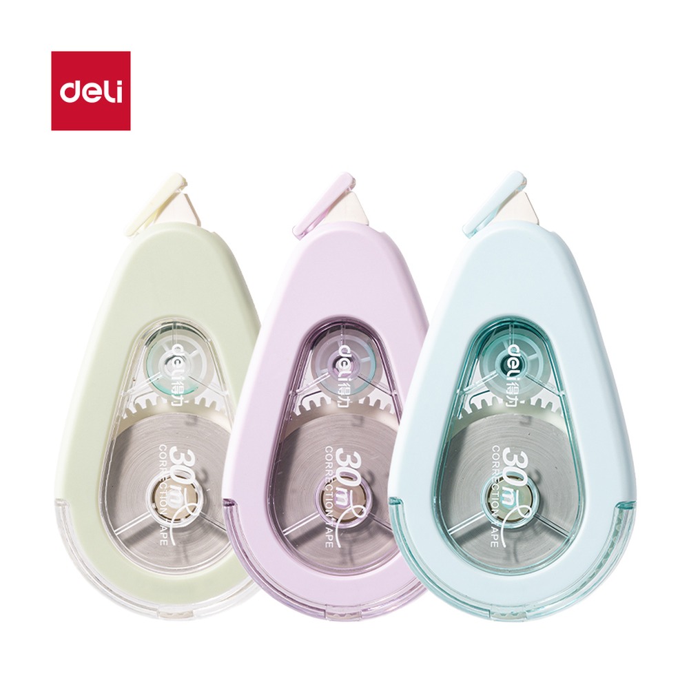 DELI/得力 修正带 V009 颜色:混色；尺寸:5mm*30m；笔芯规格:5mm 单位:个
