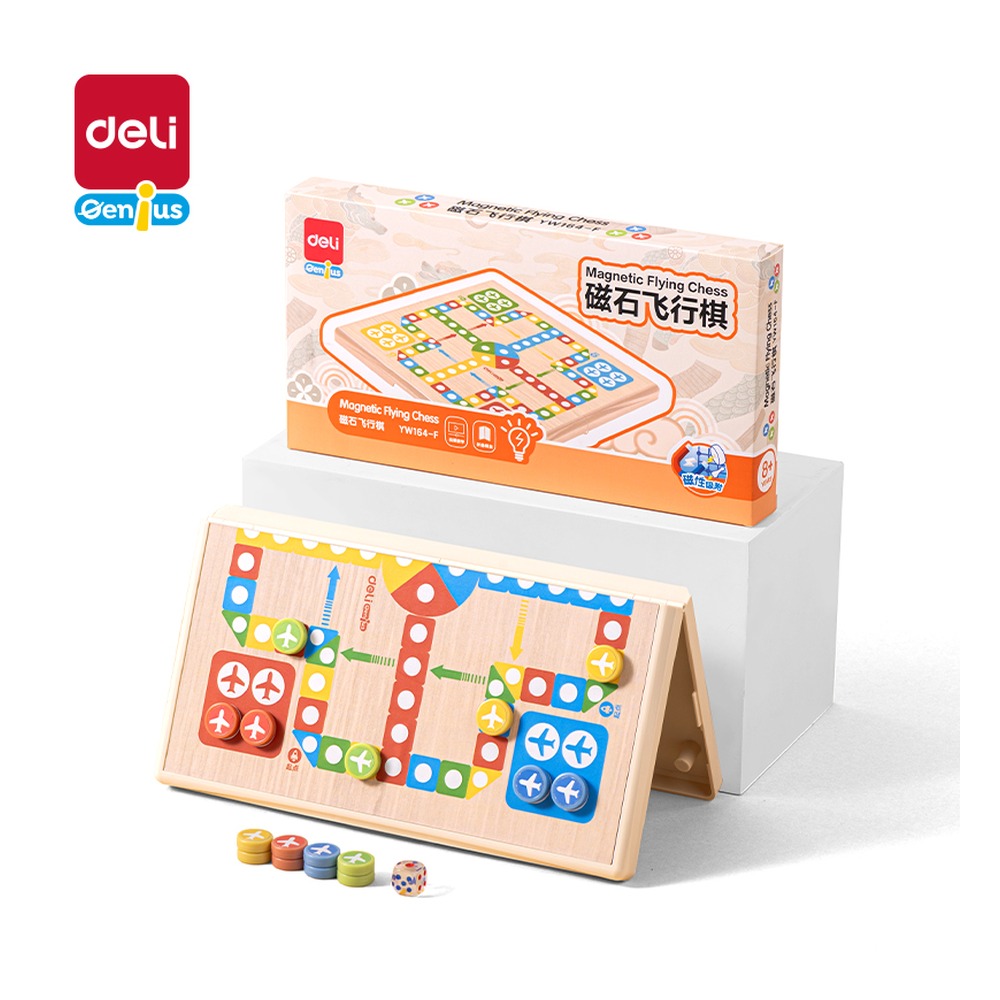 DELI/得力 磁石飞行棋 YW164-F 颜色:混；包装:盒 单位:盒