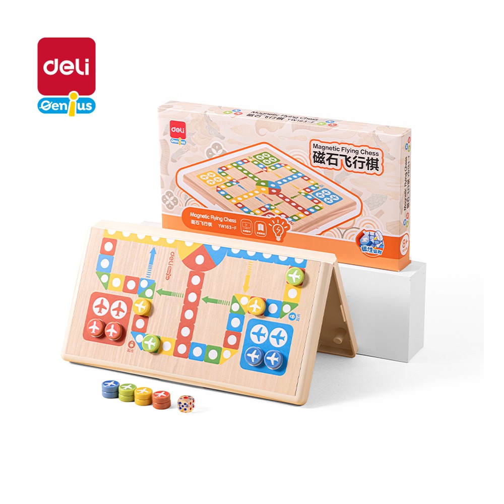 DELI/得力 磁石飞行棋 YW163-F 颜色:混；包装:盒 单位:盒