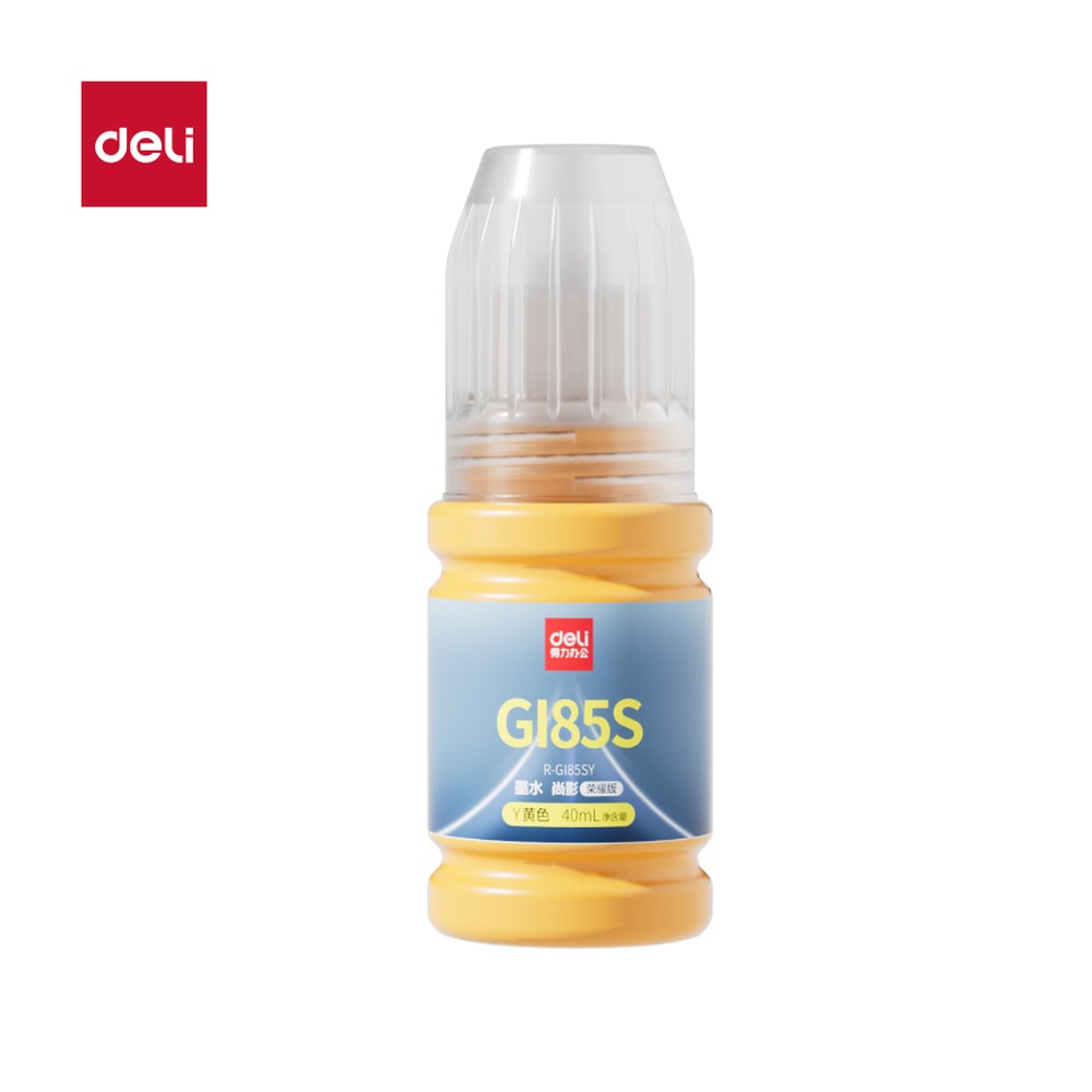 DELI/得力 03墨水墨盒 R-GI85SY 颜色:黄色；包装:无彩盒简包 单位:支