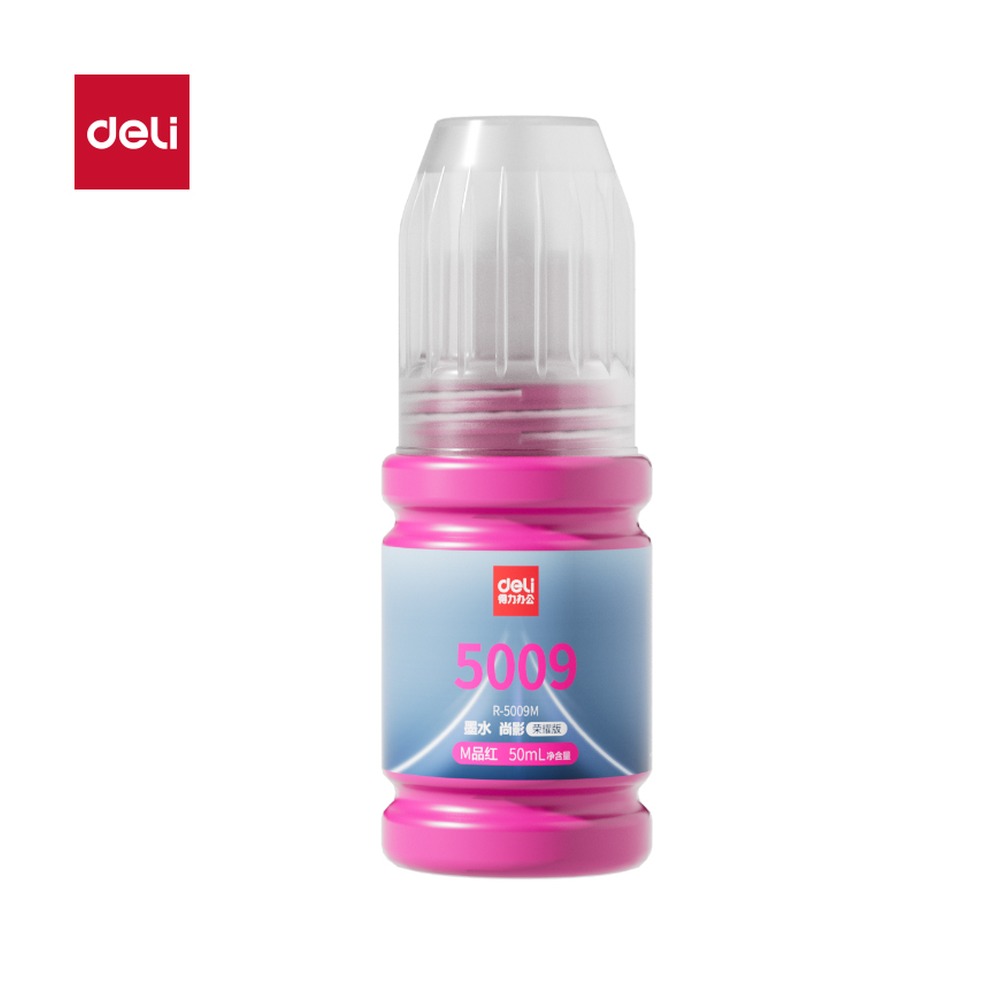 DELI/得力 03墨水墨盒 R-5009M 颜色:品红；尺寸:5009M；包装:无彩盒简包 单位:支