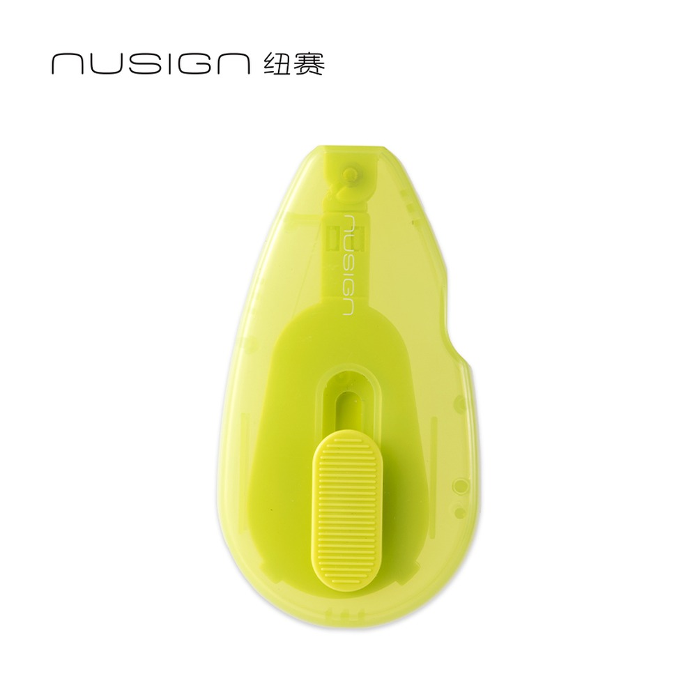 DELI/得力 修正带 NS224 颜色:透明绿；尺寸:5mm*12m；笔芯规格:5mm 单位:个
