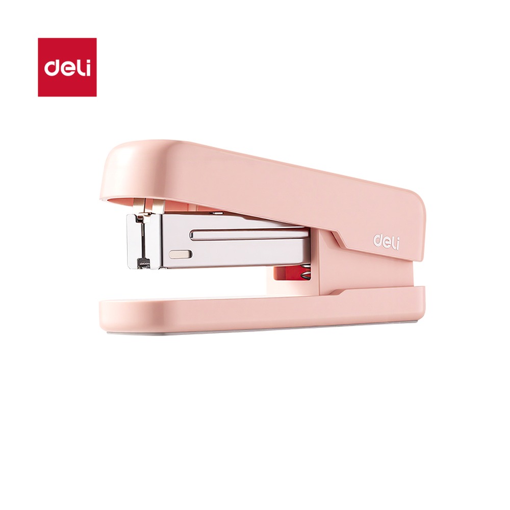 DELI/得力 桌面订书机 TA301-A 材质:ABS外壳+内部钢制材质；尺寸:108mm*30mm*52mm；包装:盒 单位:盒