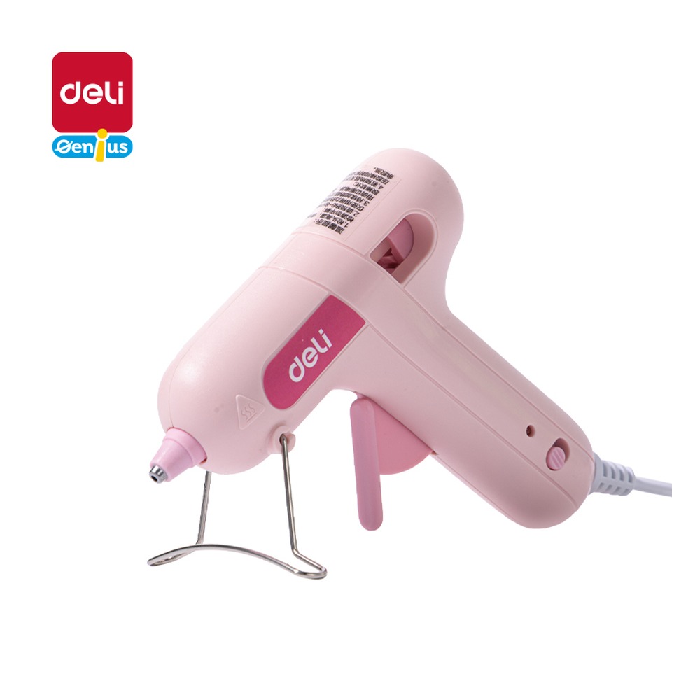 DELI/得力 热熔胶枪20W YC707 颜色:粉色；其他:20W 单位:把