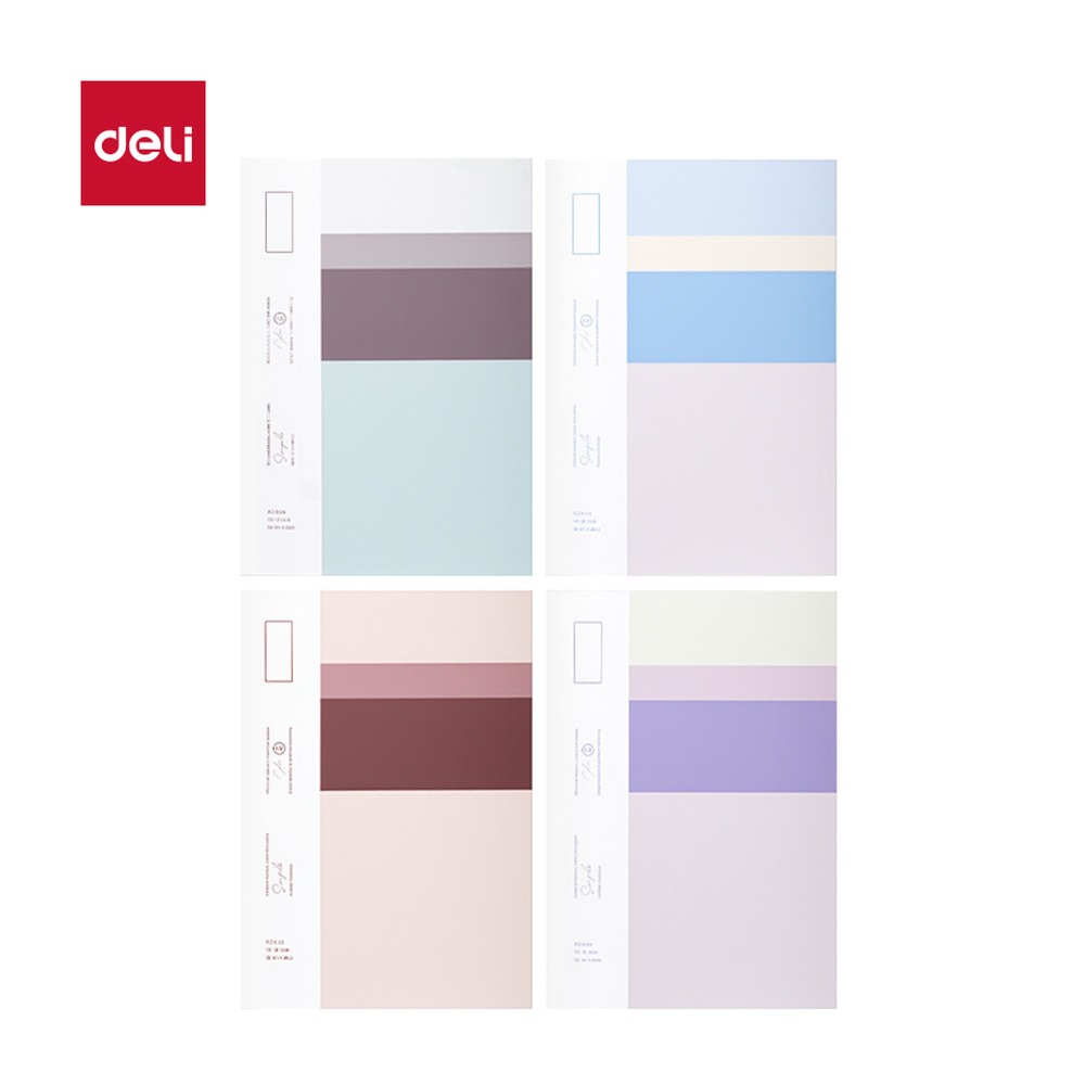 DELI/得力 缝线本A5 FA540 尺寸:(210x148)mm；其他:40张、非白调 单位:本