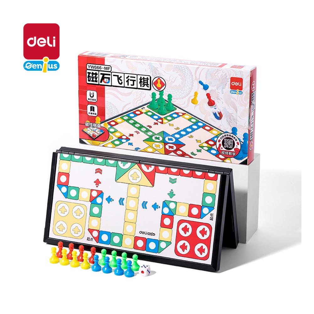 DELI/得力 磁石飞行棋 YW666-MF 颜色:混；其他:中号 单位:盒