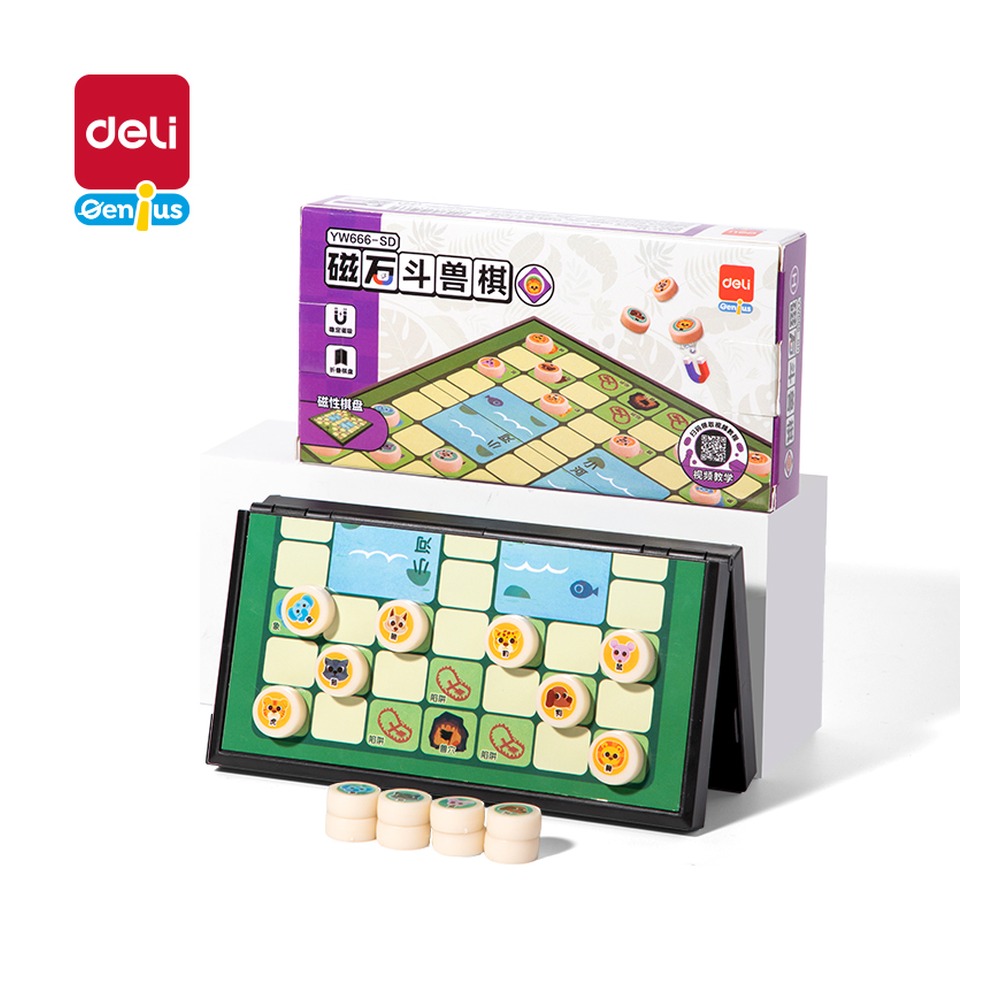 DELI/得力 磁石斗兽棋 YW666-SD 颜色:混；包装:盒 单位:盒