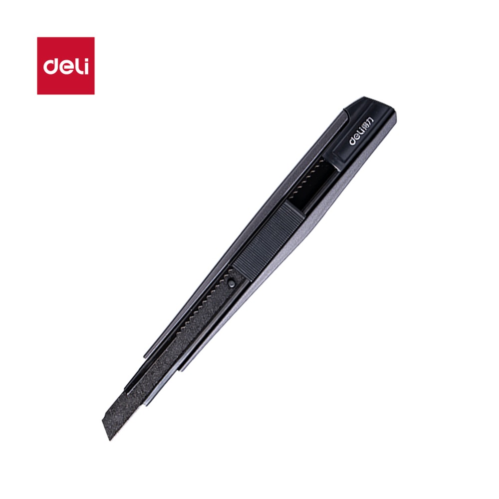 DELI/得力 美工刀60° TD207 尺寸:147mm*20mm*11mm；其他:60°；笔芯规格:9mm 单位:把