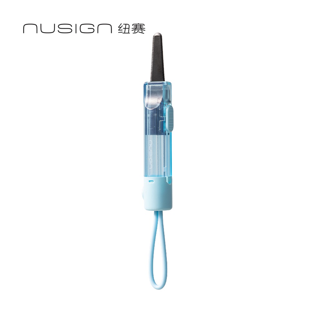 DELI/得力 锯齿开箱刀 NS066-1 颜色:云海蓝；材质:金属TABS；尺寸:(135*20) mm 单位:把