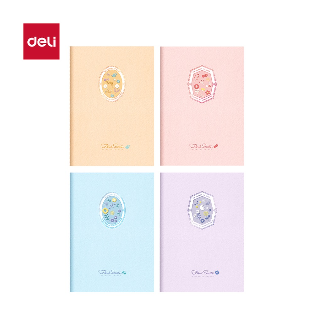 DELI/得力 缝线本A6 FA640 规格:A6；尺寸:(148x105) mm；其他:40张；纸张规格:A6 单位:本