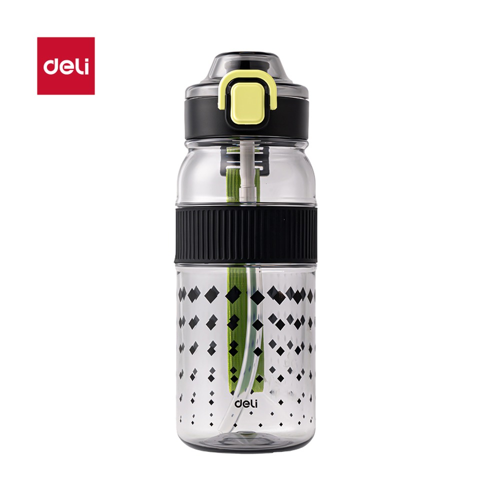 DELI/得力 随行杯弹盖 LL320 颜色:珍珠白/轻影黑/睛空蓝；尺寸:(80*230)mm；容量:800mL 单位:盒
