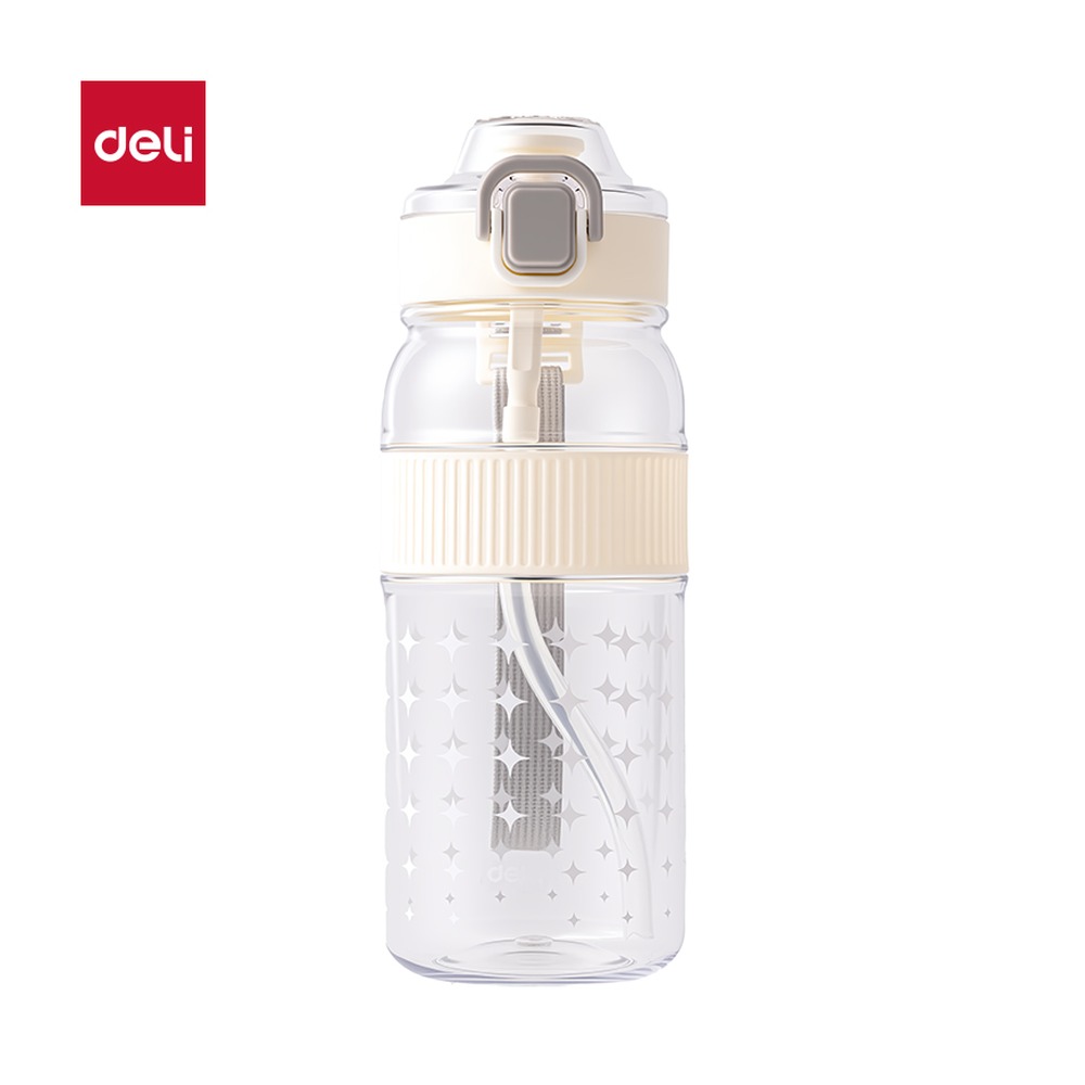 DELI/得力 随行杯弹盖 LL320 颜色:珍珠白/轻影黑/睛空蓝；尺寸:(80*230)mm；容量:800mL 单位:盒