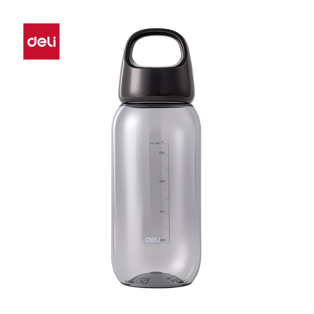DELI/得力 随行杯旋盖 LL318 颜色:蓝/白黑；尺寸:(70*212)mm；容量:580mL 单位:盒