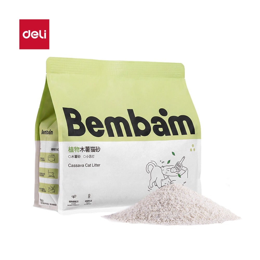 DELI/得力 木薯猫砂 BM06 颜色:混；克重:2.5kg 单位:包