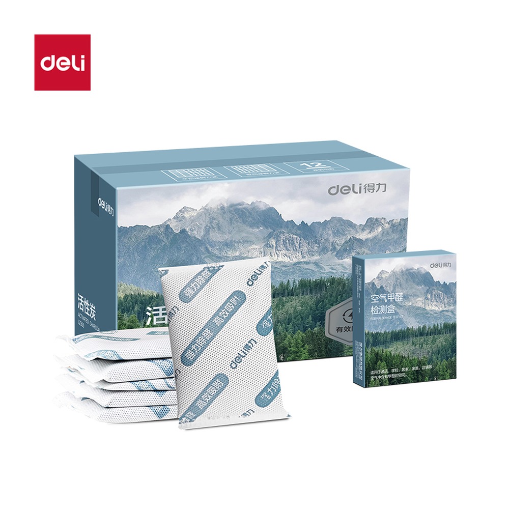 DELI/得力 活性炭 LZ300 颜色:黑色；克重:1KG；包装:盒 单位:盒