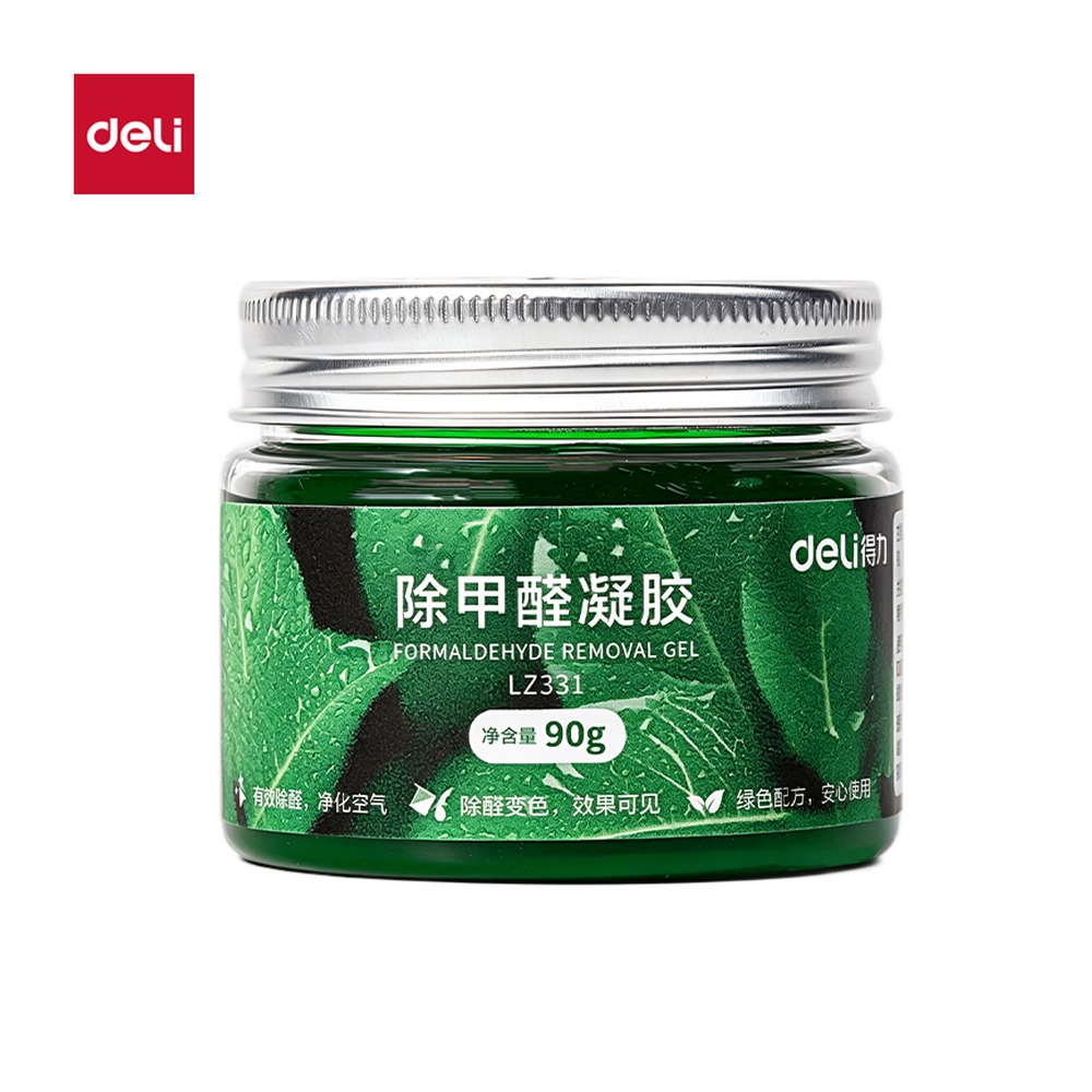 DELI/得力 除甲醛凝胶 LZ331 颜色:绿色；克重:90g；包装:罐 单位:罐