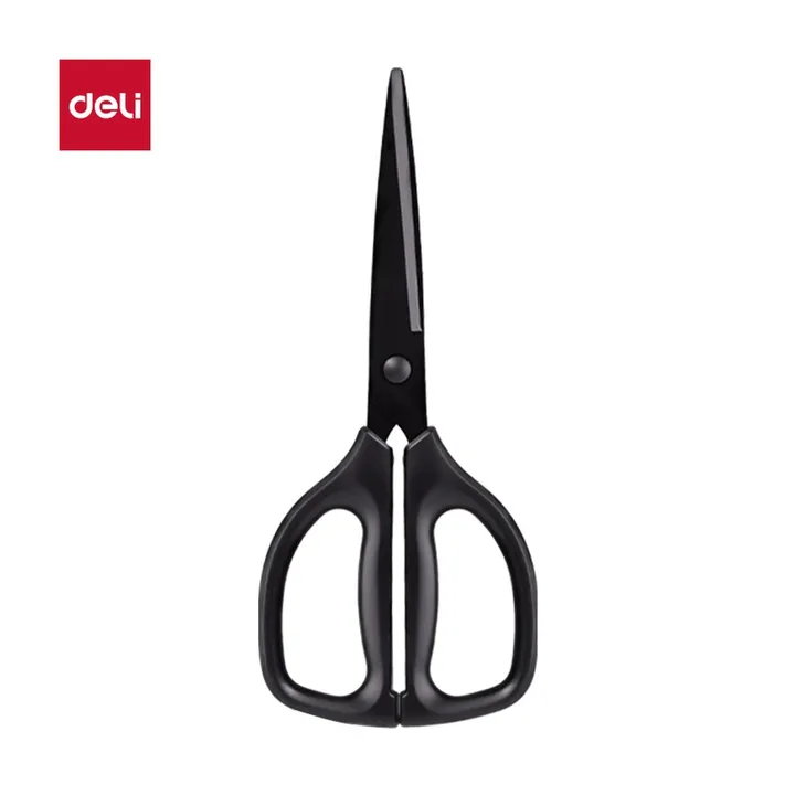 DELI/得力 办公剪刀 TJ133 颜色:黑；尺寸:170mm；笔芯规格:170mm 单位:把