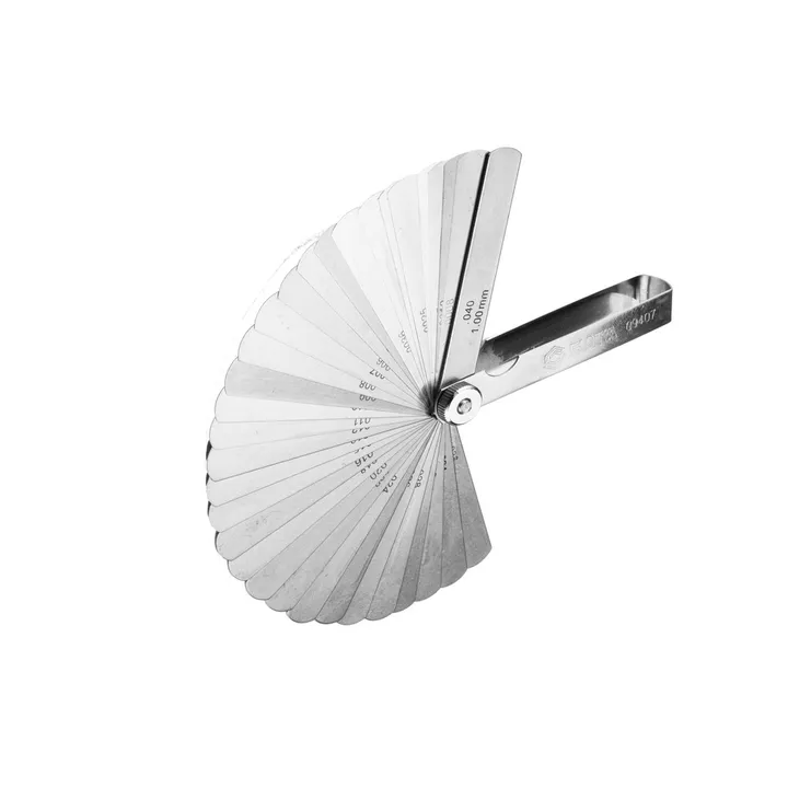 SATA/世达 不锈钢塞尺 09407 规格：32片 0.02~1.00mm 尺长3.5"/88mm 单位:个