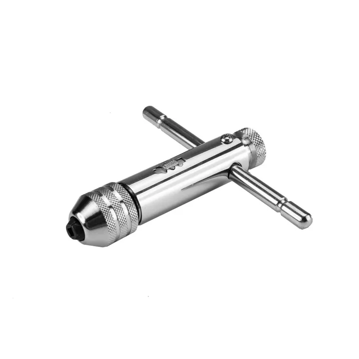 SATA/世达 棘轮丝锥扳手 50404 规格：M5-M12 全长：110mm 筒身直径：23mm 四边开口度：4.6-8mm 四边夹持范围：4.5-8mm 单位:个