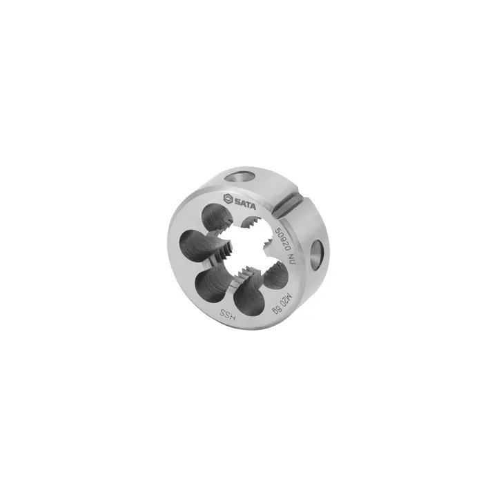 SATA/世达 高速钢粗牙圆板牙 50922 规格：M22 螺距：2.5mm 外径×厚度：55×22mm 单位:个