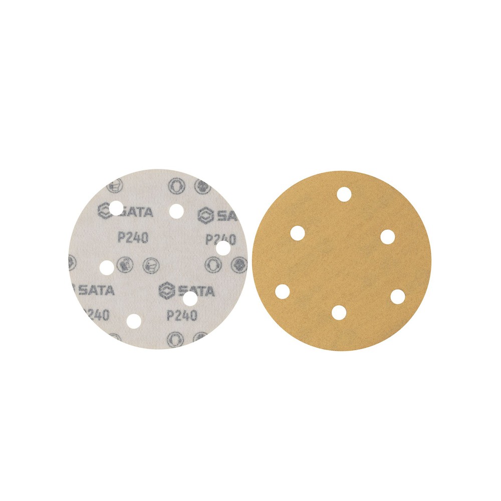 SATA/世达 6孔背绒砂碟 55630 规格：Ø125xP320mm 包装(片/内盒)：100 包装(片/箱)：1000 最小起订量/箱：1000 单位:个