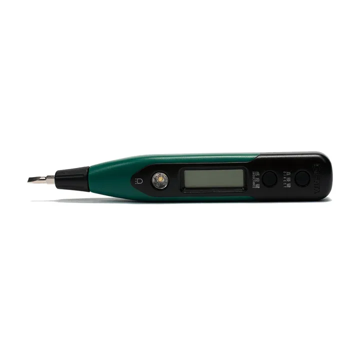 SATA/世达 多功能可换头数显测电笔 62603 测量范围：12-250V 尺寸：145×23×20mm 单位:个