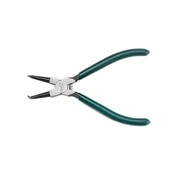 SATA/世达 穴用曲口卡簧钳 72005 规格：7" 全长：175mm 尖端直径Ø：1.7mm 适用卡簧范围D：19-60mm 单位:个