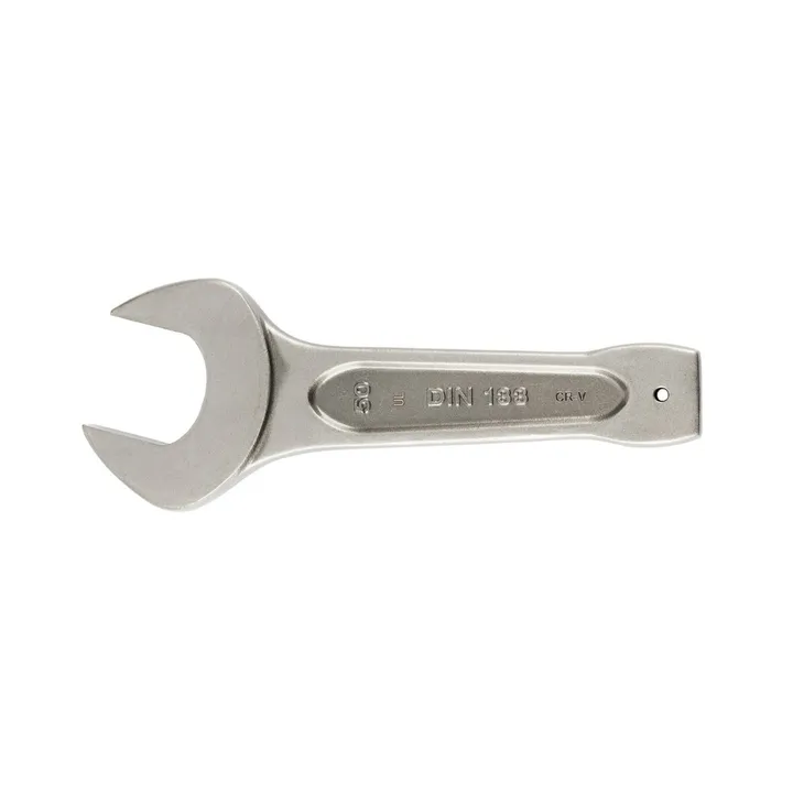 SATA/世达 敲击开口扳手 48618 规格：85mm S：85mm D：173mm H：33.3mm 长度L：408mm 件/盒：4 单位:把