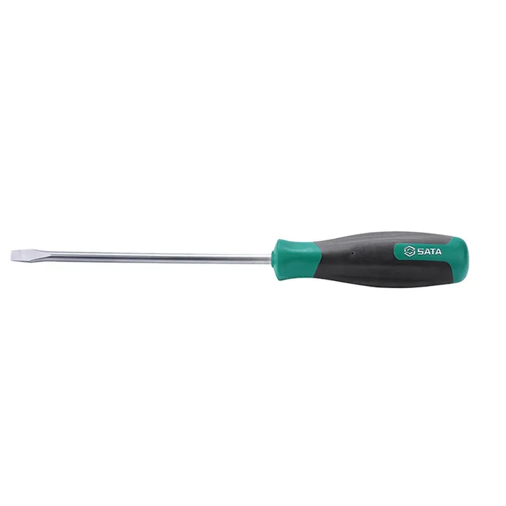 SATA/世达 T系列橡塑柄一字形螺丝批 63405 规格：3×200mm L：296.5mm 杆径：3mm 单位:支