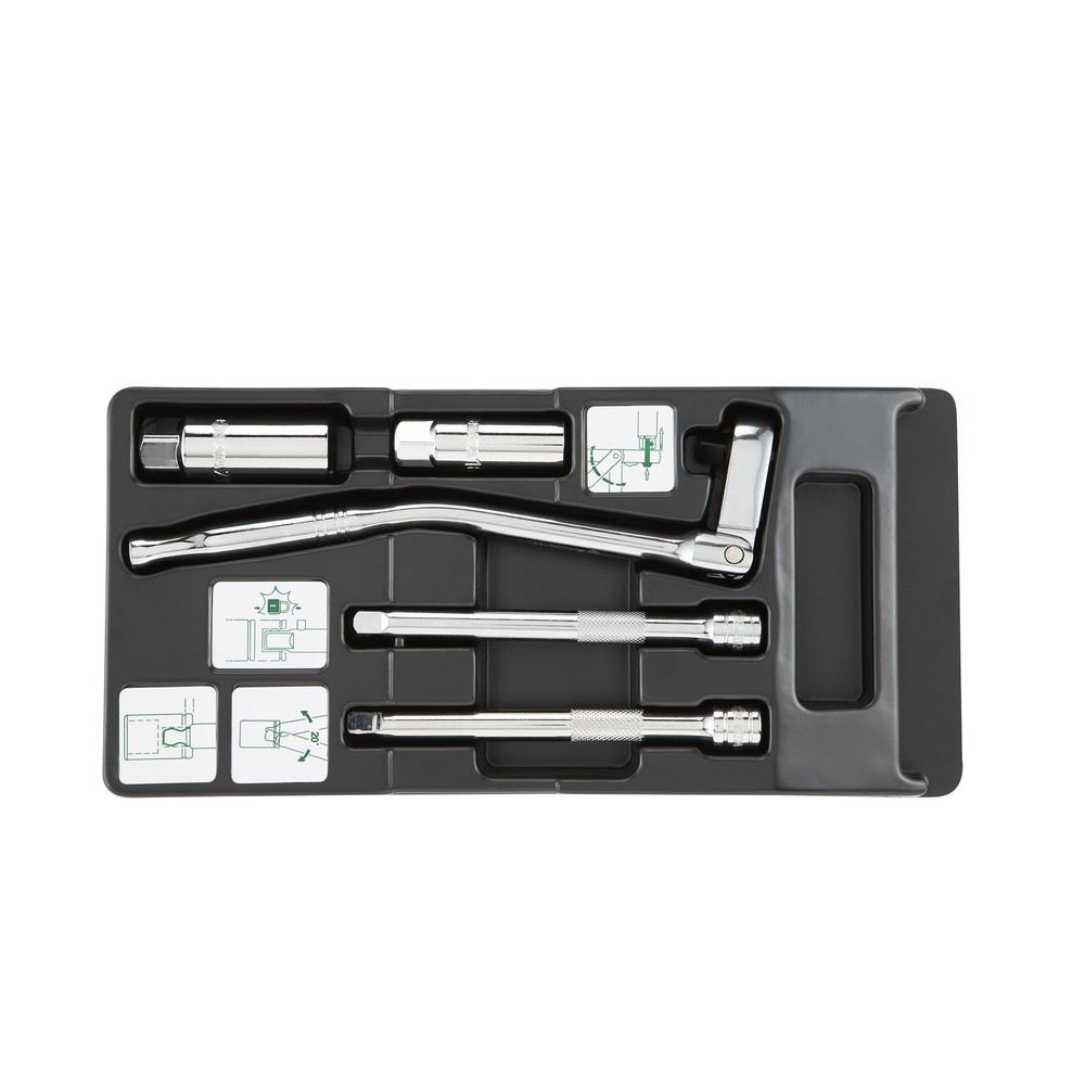 SATA/世达 10MM系列火花塞套筒组套 09003 5件 单位:个