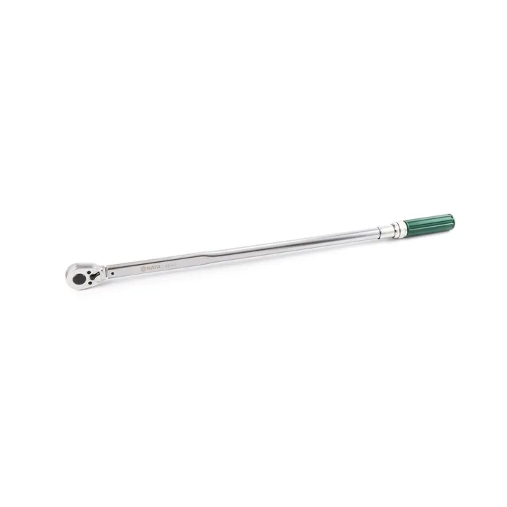 SATA/世达 专业级可调式扭力扳手 96411 扭力范围：100-550N·m 驱动头：3/4" 全长：862mm 分度值：2.5N·m 重量：4.70kg 单位:把