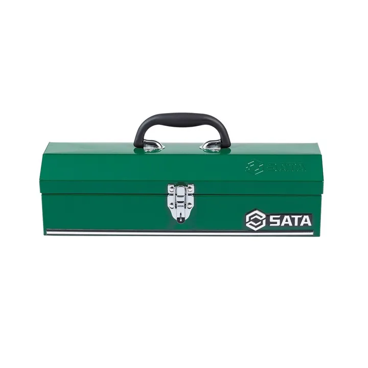 SATA/世达 手提工具箱 95115 规格：16"、120mm 尺寸：420×155 LxWxH：420×155×120mm 净重：1.9kg 单位:只