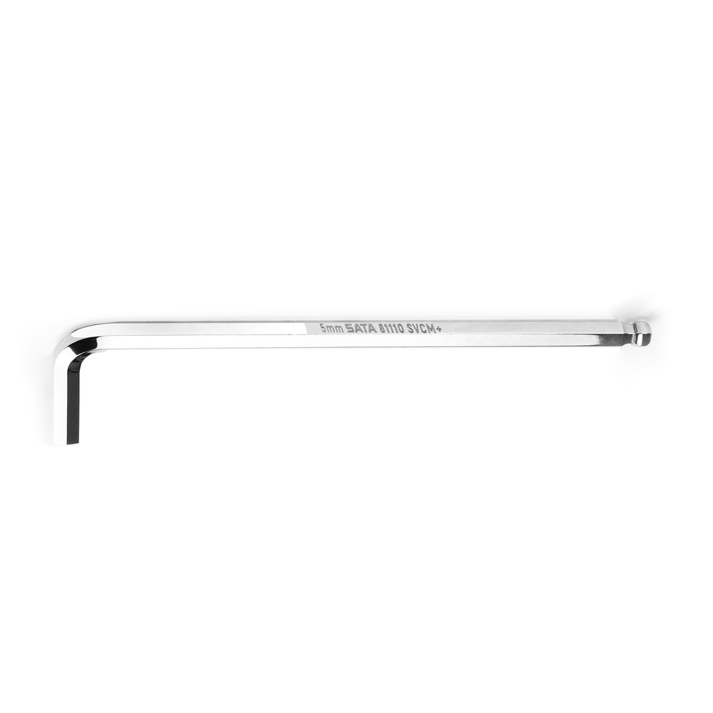 SATA/世达 公制加长球头内六角扳手 SATA-81110 5mm SVCM+钢 单位:支