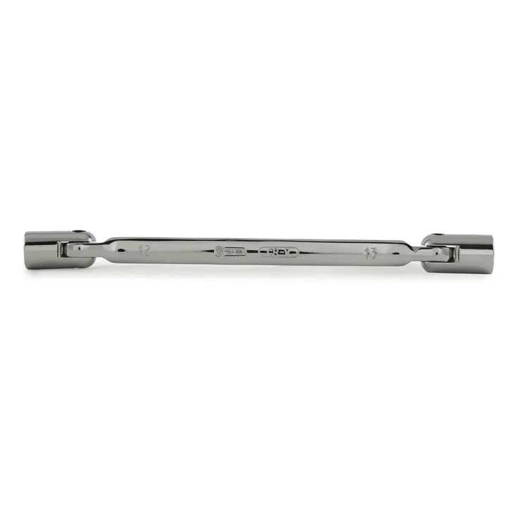 SATA/世达 公制双头角度套筒扳手 47501 规格：8×9mm A：12.7mm B：14mm 长度L：183mm 件/盒：6 单位:把
