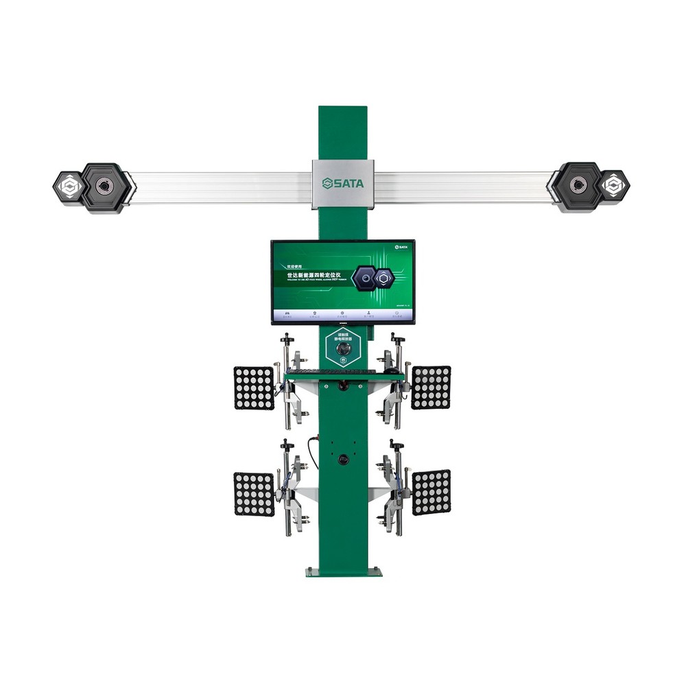 SATA/世达 新能源四轮定位仪 AE5609EV 前靶板到相机距离范围：1800-2400mm 可测量车辆最长轴距：3700mm 夹具可对应的轮毂尺寸：10-24.5" 单位:套