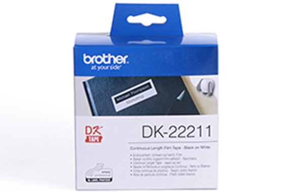 BROTHER/兄弟 色带 DK-22211 29mm*15.24m 白底黑字(菲林) 单位:卷