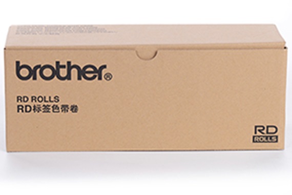 BROTHER/兄弟 色带 RD-S02C1 102mm*152mm 白底黑字(纸质) 单位:卷