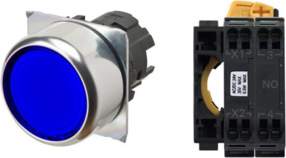OMRON/欧姆龙 按钮开关 A22NL-RNM-TAA-P100-AC 单位:个