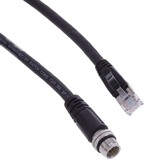 OMRON/欧姆龙 自动对焦多功能读码器Ethernet电缆直管连接器 V430-WE-5M 单位:个