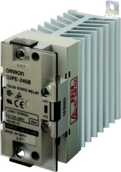 OMRON/欧姆龙 G3PE系列单相加热器用固态继电器 G3PE-245B DC12-24 单位:个