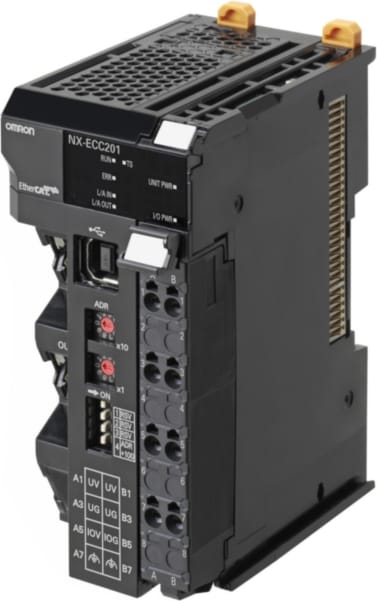 OMRON/欧姆龙 NX系列EtherCAT连接器单元 NX-ECC201 单位:个