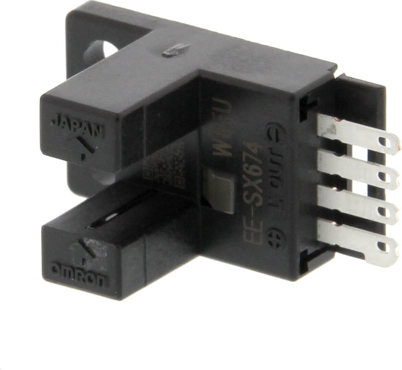 OMRON/欧姆龙 EE-SX67系列对射型(凹槽)微型光电传感器 EE-SX674A DC24V NPN 单位:个