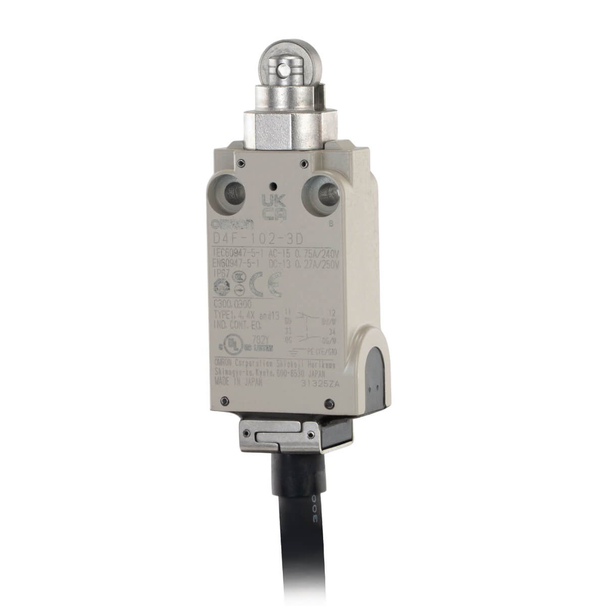 OMRON/欧姆龙 D4F系列小型安全限位开关 D4F-102-3D 单位:个