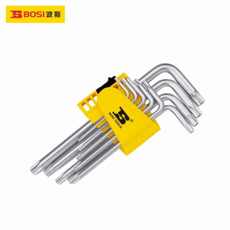 BOSI/波斯 9件套梅花六角扳手 BS423170 公制 1.5~10mm 单位:套