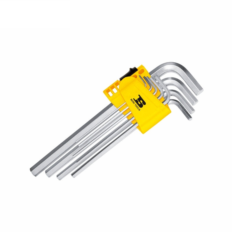 BOSI/波斯 9件套加长平头内六角扳手 BS423173 公制 1.5~10mm 单位:套