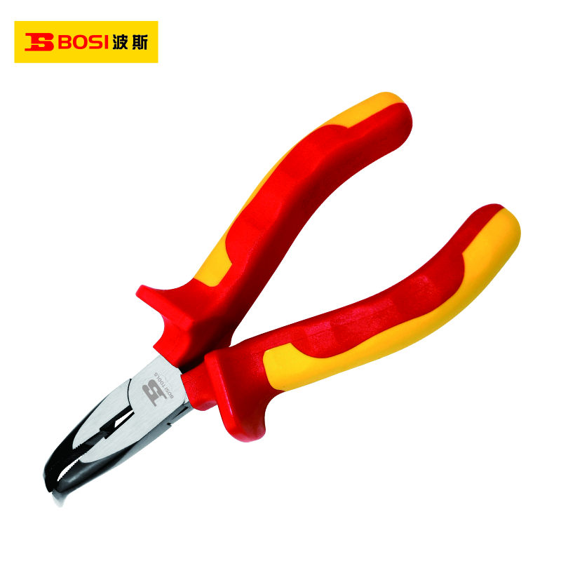 BOSI/波斯 VDE绝缘耐压弯嘴钳 BS600006 6"/160mm 单位:把
